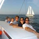 Having fun on Schooner Woodwind on Chesapeake