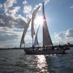 Sailing in Annapolis Harbor