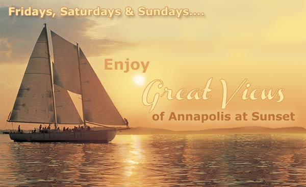 Schooner Woodwind offers the best in Weekend Sunset Sailing Cruises out of Annapolis, MD Schooner Woodwind Weekend Sunset Sailing Cruises in Annapolis, MD