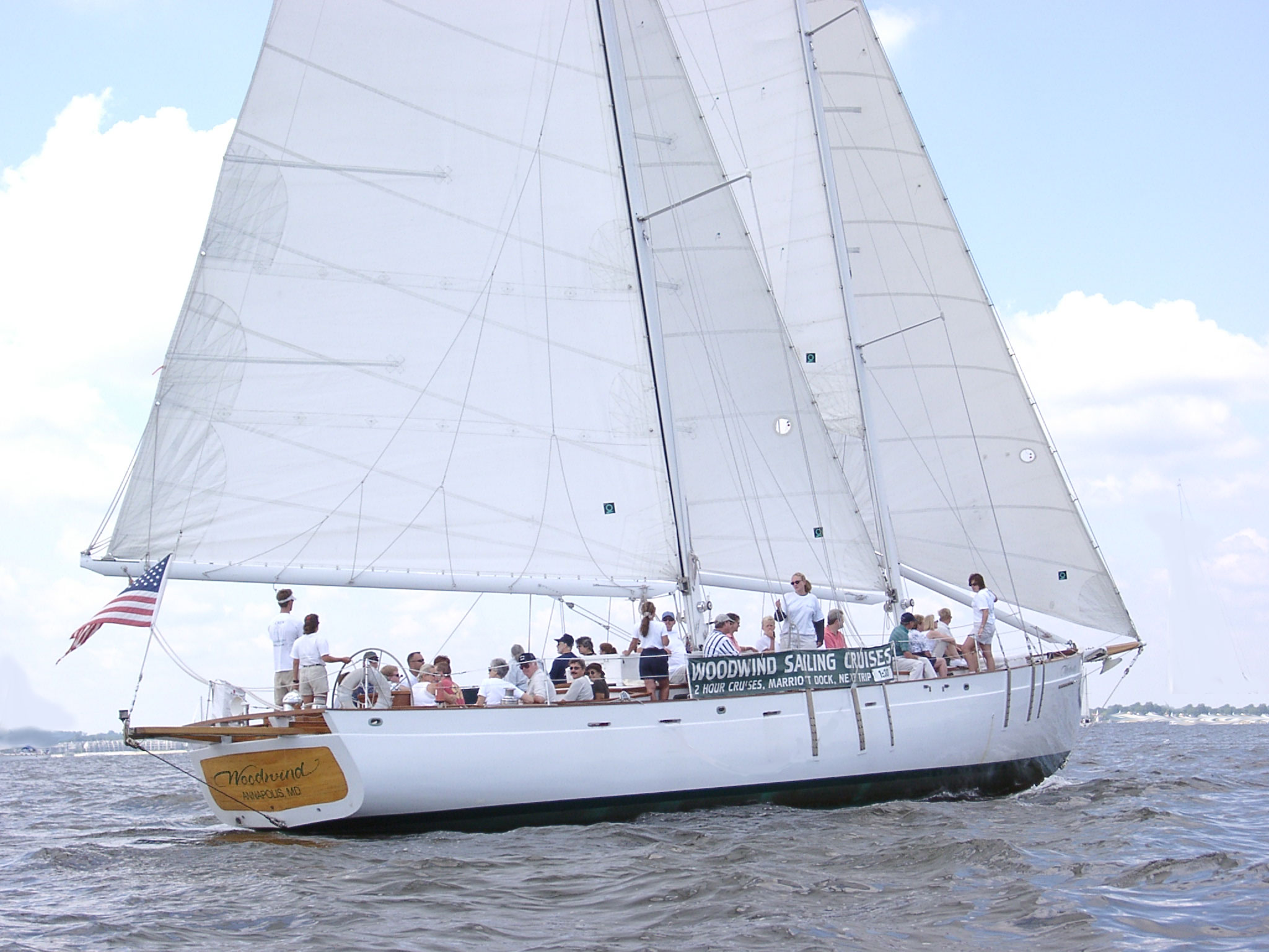 Annapolis Sailing Private Cruises around the Chesapeake Bay aboard the