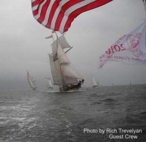 2011 Great Chesapeake Bay Schooner Race Start on Woodwind