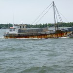 Workboat on the Severn River