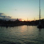 Annapolis Sunset as we sailed into the harbor!