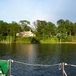 Schooner Woodwind sailing into the West River on a 7-hour private cruise!