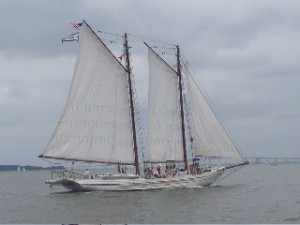 AJ Meerwald in Annapolis for a visit