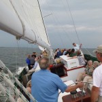 Sailing on Woodwind with cool breezes