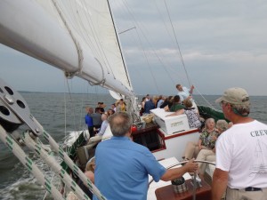 Sailing on Woodwind with cool breezes