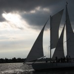 Schooner Woodwind sailing in Annapolis