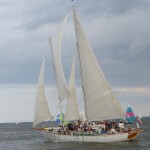 Schooner Woodwind sailing with JWorld Regatta