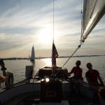 Wednesday Night Racing in Annapolis aboard Woodwind II