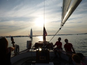Wednesday Night Racing in Annapolis aboard Woodwind II
