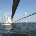 Woodwind II at the Chesapeake Bay Bridge, southbound.