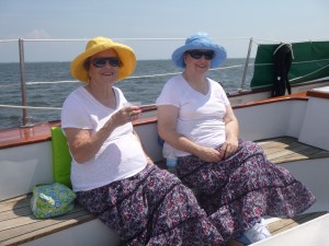Birthday Girls on Schooner Woodwind