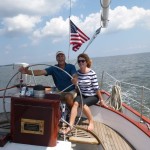 Fran and Joe on Schooner Woodwind