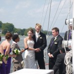 Wedding aboard the Schooner Woodwind II