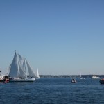 Woodwind crossing the start line