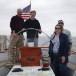 The Hannon Family aboard the Schooner Woodwind