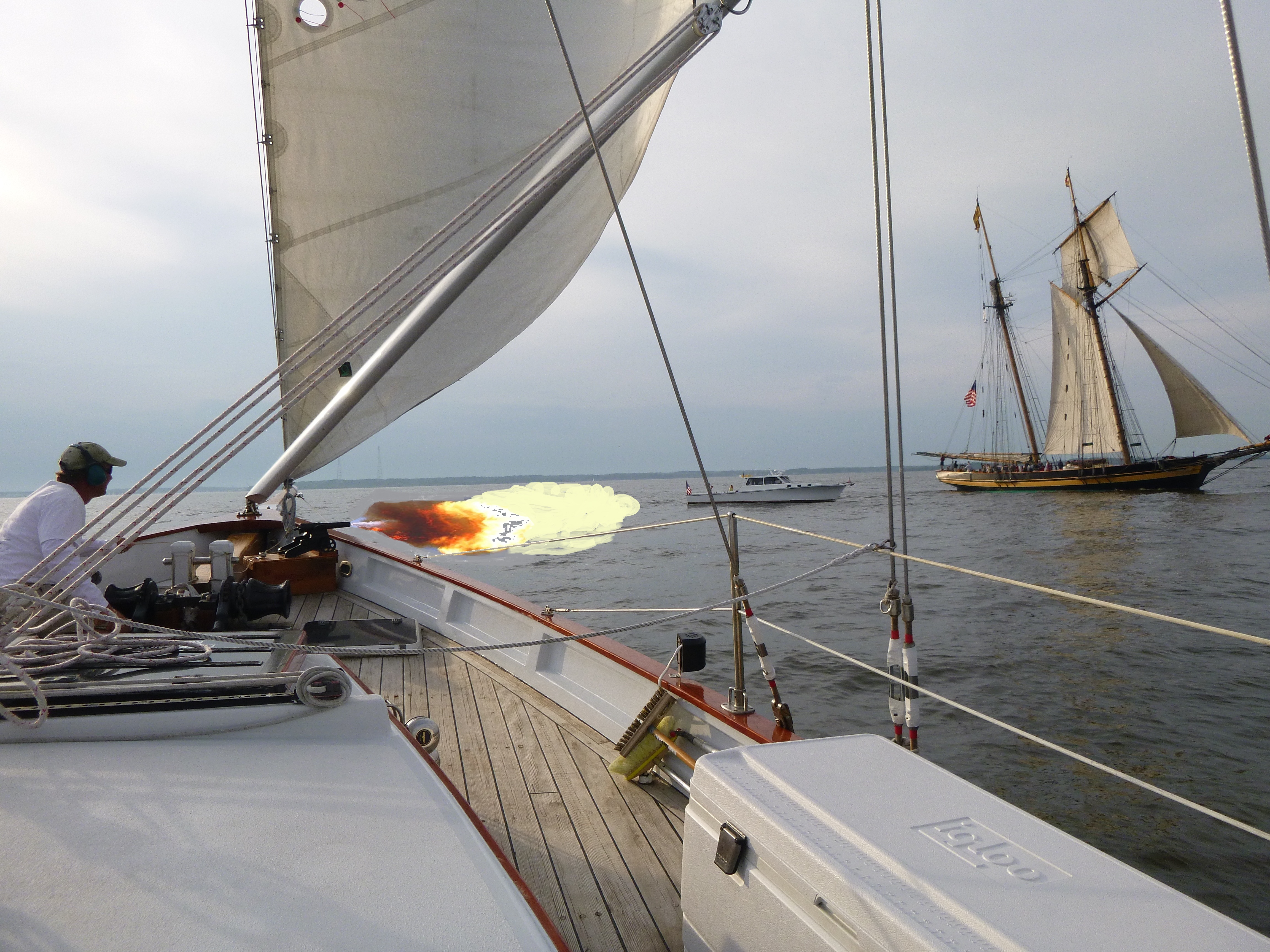 Woodwind Greets The Pride Of Baltimore Ii Schooner Woodwind