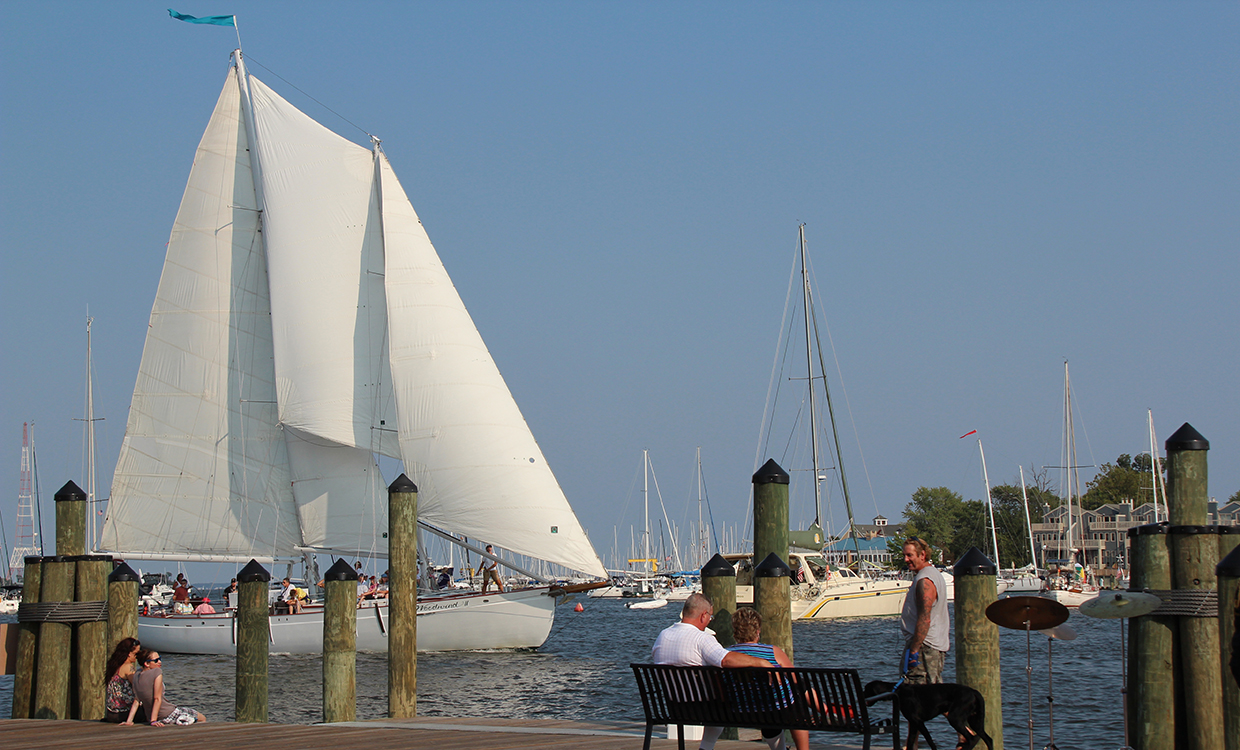 Group Sailing aboard the Schooner Woodwind in Annapolis, Maryland